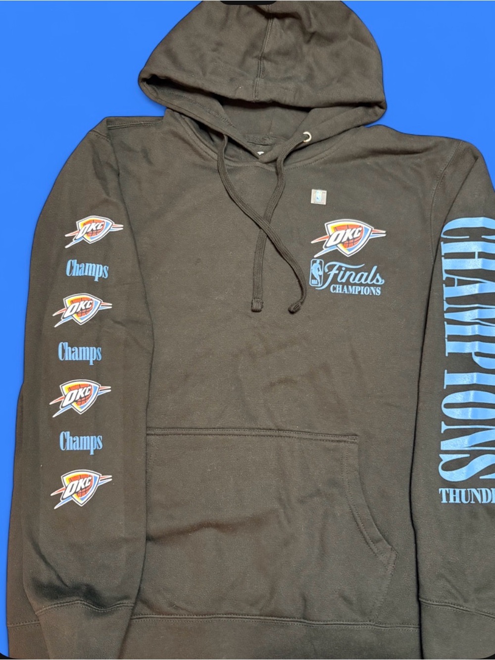 Thunder Black 'Finals Champions' Pullover Hoodie